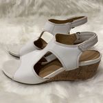 Naturalizer WOMENS CINDA WHITE SANDAL SIZE 9W Photo 4