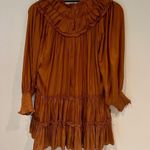 Mustard Seed  Flowy Mini Dress 3/4 Length Sleeves | S Photo 5