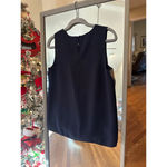 J.Crew Women's  Top, Size 2 Navy & Gold Photo 3