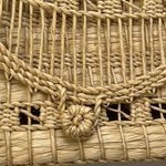 Unbranded Structured Straw Shoulder Bag With Loop Close Photo 6