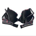 Just Be , Women’s Geometric Bra, 34B, Black, Green, Peach, Pink, Silver. Photo 1