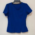 HeartSoul Women's Vivid Blue Scrub Top Photo 0