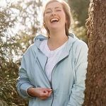 Seed To Style Organic Cotton Print or Solid French Terry Zip-Up Hoodie Aqua 1X Photo 9