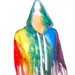 Color runs designed white hoodie with colorful color runs! Unisex new Size undefined Photo 3