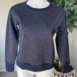 J.Crew Shimmer Crewneck Sweater Navy Photo 0