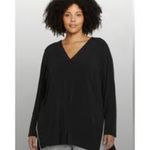 Universal Standard  Clean Column Tunic Black Size Medium Plus‎ Size 2X 18-20 Top Photo 1