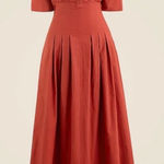 J.Crew  Cinched-waist shirt-dress Brilliant Mahogany Photo 0