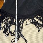 Selfie Couture Black Crochet Fringe Top Photo 3