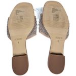 J. Crew Factory Rhinestone mesh slide sandals CI954 6 NWT Tan Photo 9