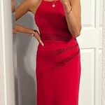 De Laru Hot Pink High Neck Prom Dress Size XS Photo 0