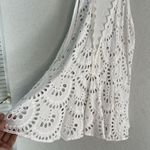 Free People Intimately White Eyelet Lace Halter Top Swing Festival Sheer Boho Photo 4