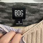 Urban Outfitters  Overlock Patchwork Knit Top Sweater Purple Boho Size Small Photo 5