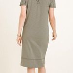 Chico's Zenergy Sage Green Lace-Up Back Dress Pockets Tunic Size 2 (US 12/14) Photo 6