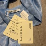 Peppermayo  blue wrap halter top Photo 3