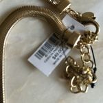 Chico's Chico’s Gold Animal Print Hoop Earrings and Matching Pendant Necklace NEW Photo 3