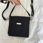 Baggallini Black Water-Resistant Nylon Lightweight Pocket Town Crossbody Bag Photo 2