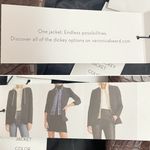 Veronica Beard NWT Cooke Dickey Jacket Brown Croc Embossed Vegan Leather Size 8 Photo 13