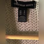 Streetwear Society  Knit Open Front Cardigan With Pockets Gray Women’s Size S Photo 4
