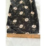 American Eagle Jumpsuit Small Black Floral Sleeveless Wide Leg Whimsy Boho Photo 14