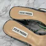 Steve Madden Issy Strappy Block Heel Sandal Multicolor Snakeskin Print Sz 9.5 M Photo 8