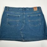 EXPRESS Vintage Y2K Stretch Denim Low Rise Mall Goth Micro Mini Skirt Size 5/6 Photo 5