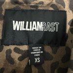 William Rast 🆕  Brown Leopard Print Jean Jacket Size XS Photo 6