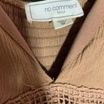 No Comment Brown Graphic Dress Photo 3