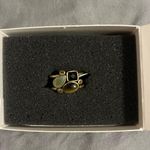 Lia Sophia Ring With Green And Brown Stones Photo 2