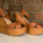 Shoedazzle Cognac Wedges Photo 0