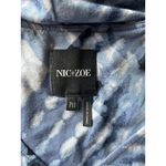 Nic+Zoe  Blue, White and Black Patterned Dress Photo 4