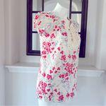 Vertigo Paris Blouse Floral Crochet Smocked Top Pink Red Size XS New with Tag Photo 3