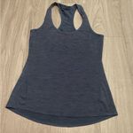 Athleta Navy Racerback Tank Top Photo 0