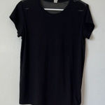 Old Navy Old‎ Navy Active Go-Dry Mesh Back T-Shirt Black Size Medium Photo 0