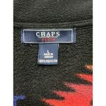 CHAPS  Denim Ralph Lauren Aztec Fleece Vest Women Large Southwestern Aztec Zip up Photo 3