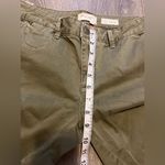 Anthropologie Relaxed Chino Pant Olive Green Orange Navy Racing Stripe Size 27 Photo 5