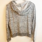 PINK - Victoria's Secret Victoria’s Secret Pink Size Small Grey Hooded Zip Up Jacket Sweatshirt Photo 3