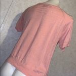 Tahari  blush peach eyelet perforated sweater Photo 4