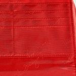 Vera Bradley  Floral Quilted Turnlock Zip Wallet Red Interior 8x4” EUC Photo 4