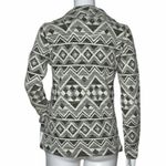 Lucky Brand Jacket Black White Aztec Southwest Casual Boho Tribal Womens XS Photo 2