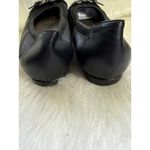 AGL Attilio Giusti Leombruni Black Leather Patent Ballet Flats Buckle Detail 8.5 Photo 6
