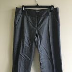 Trina Turk Wool Silk Heathered Gray Straight Leg Work Pants Womens Size 6 Career Photo 3