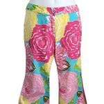 Lilly Pulitzer Floral Capris Vintage 1990s Size 4 Photo 13