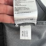 Adidas Medium M Sports Bra Support Bonded Racerback Grey Center Logo Women's Photo 11