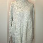Lou & grey Lou & Grey- Turtleneck Grey white sweater Size L Photo 0