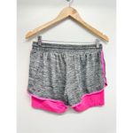 Champion Shorts Womens Size Large Gray Neon Pink Athletic Drawstring Breathable Photo 5