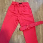 Boohoo Self Belt Dress Pants  Photo 5