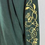 Outlander Hoodie With Lace Up Neck Line Green Size 0 Photo 5