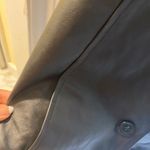 Elegant Black Leather Jacket with Purple Interior LG HOOK Size: S Photo 3