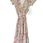 Veronica Beard NWT  Lexington Midi Floral Dress Off-White MulticolotSize 2 Photo 9
