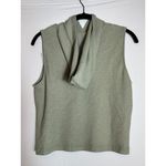American Eagle  x Ziegler Sisters Olive Sleeveless Hoodie Size Medium NWT! Photo 3